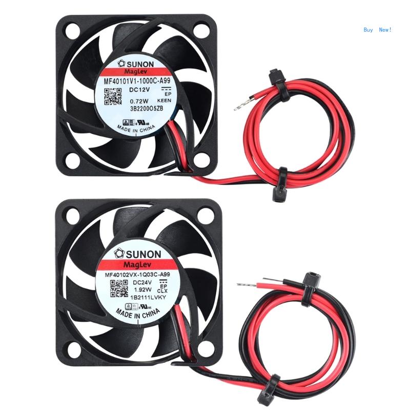 【New Arrivals】40mm Cooling Fan Hydraulic Bearing for Sunon Maglev 4010 12V 24V 1.92W 3D Printer Cooler Radaitor for Voron 2.4. 