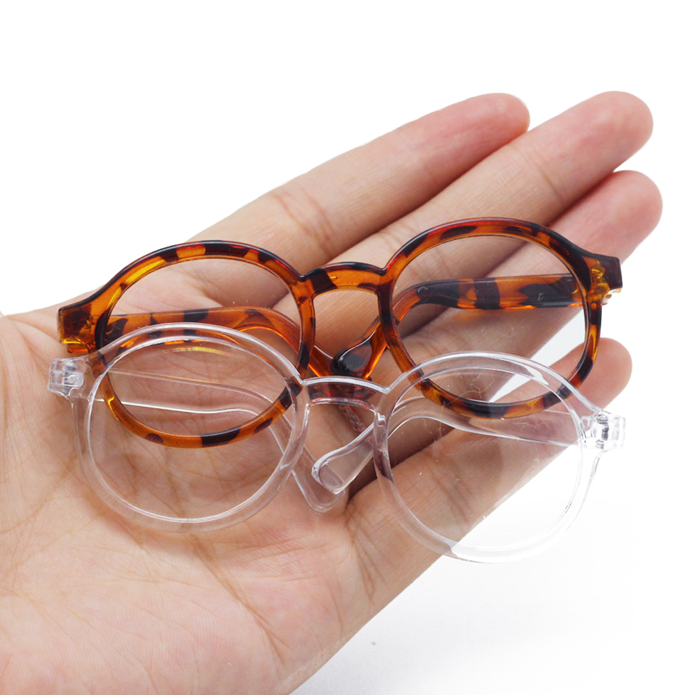 SF For Labubu Glasses 6.5cm Cute Plastic Glasses for 15cm Labubu Macaron and 60cm BJD Dolls and 1/3 BJD Dolls Toy Glasses Accessories. 