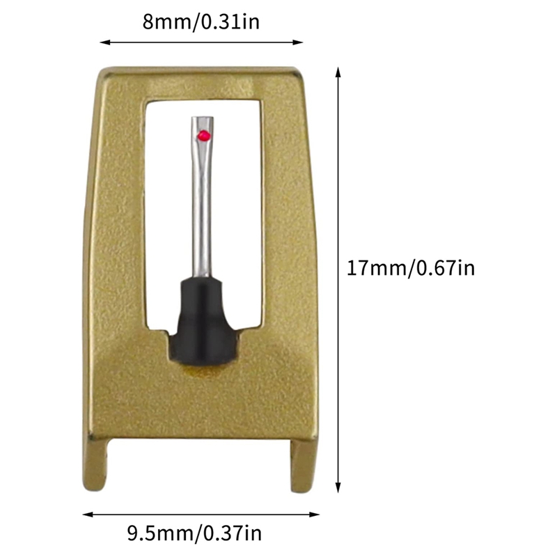 Record Player Needle, Upgraded Record Player with Diamond Stylus Replacement for ,, ION, LP
