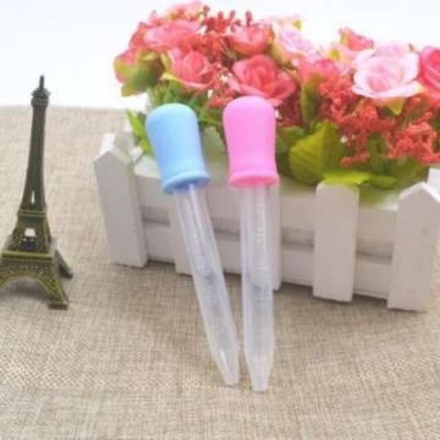 COMBO 2 ỐNG HÚT SỮA/BÓN THUỐC CHO BÉ CÓ VẠCH CHIA 5ML