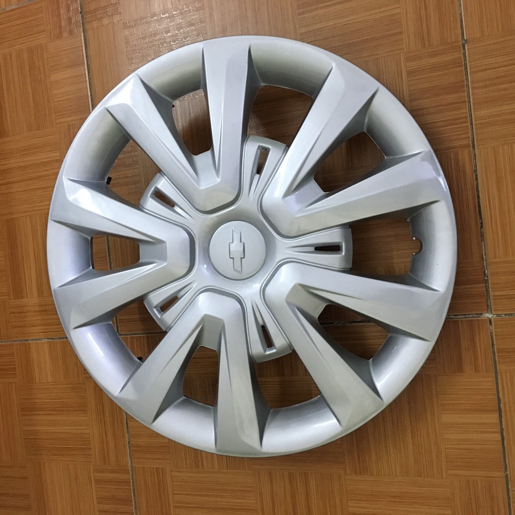 Ốp Mâm Lazang Cho Xe Ô Tô Chevrolet 14inch Màu Bạc