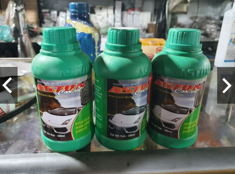 [HCM]Nước làm mát động cơ Aston 500ml xanh