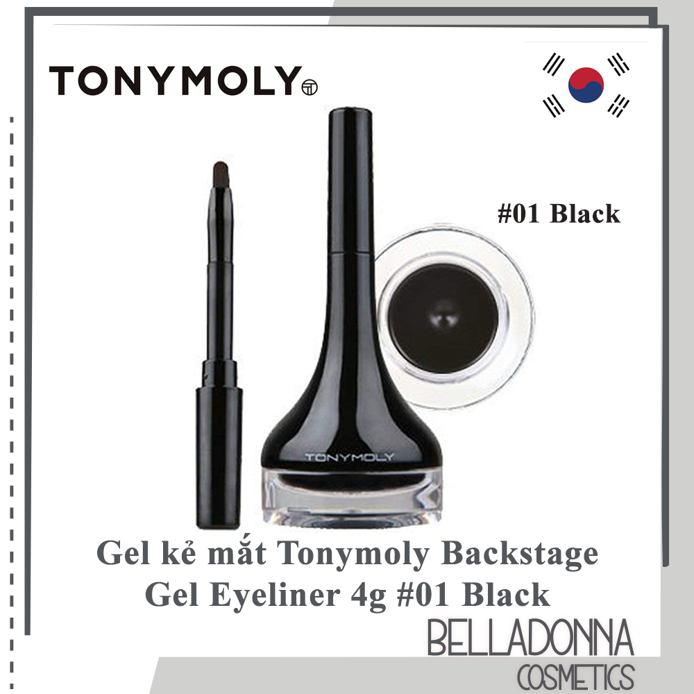 Gel kẻ mắt Tonymoly Backstage Gel Eyeliner 4g