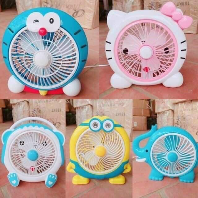 Quạt Để Bàn Hình Thú-Quạt mini để bàn, quạt mini hình thú cực dễ thương-Quạt để bàn