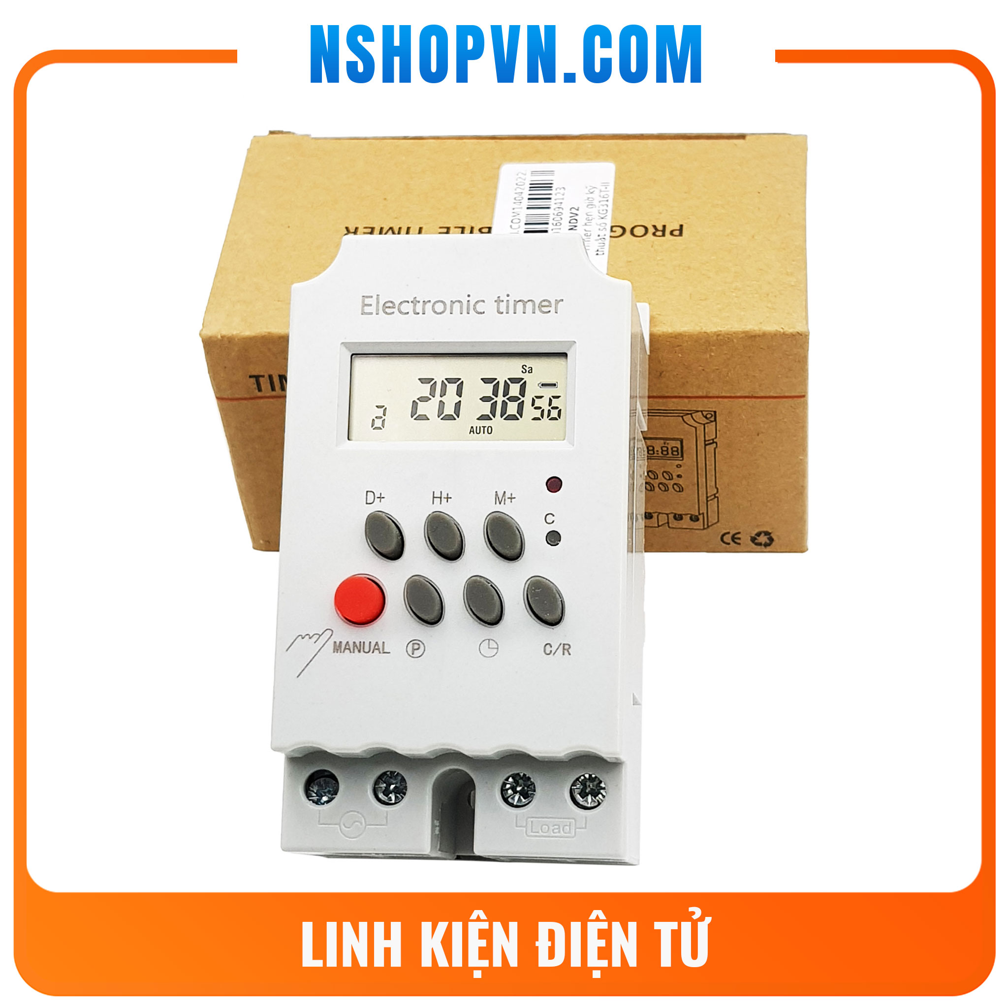 Timer hẹn giờ kỹ thuật số KG316T-II 12V - 24V - 220V