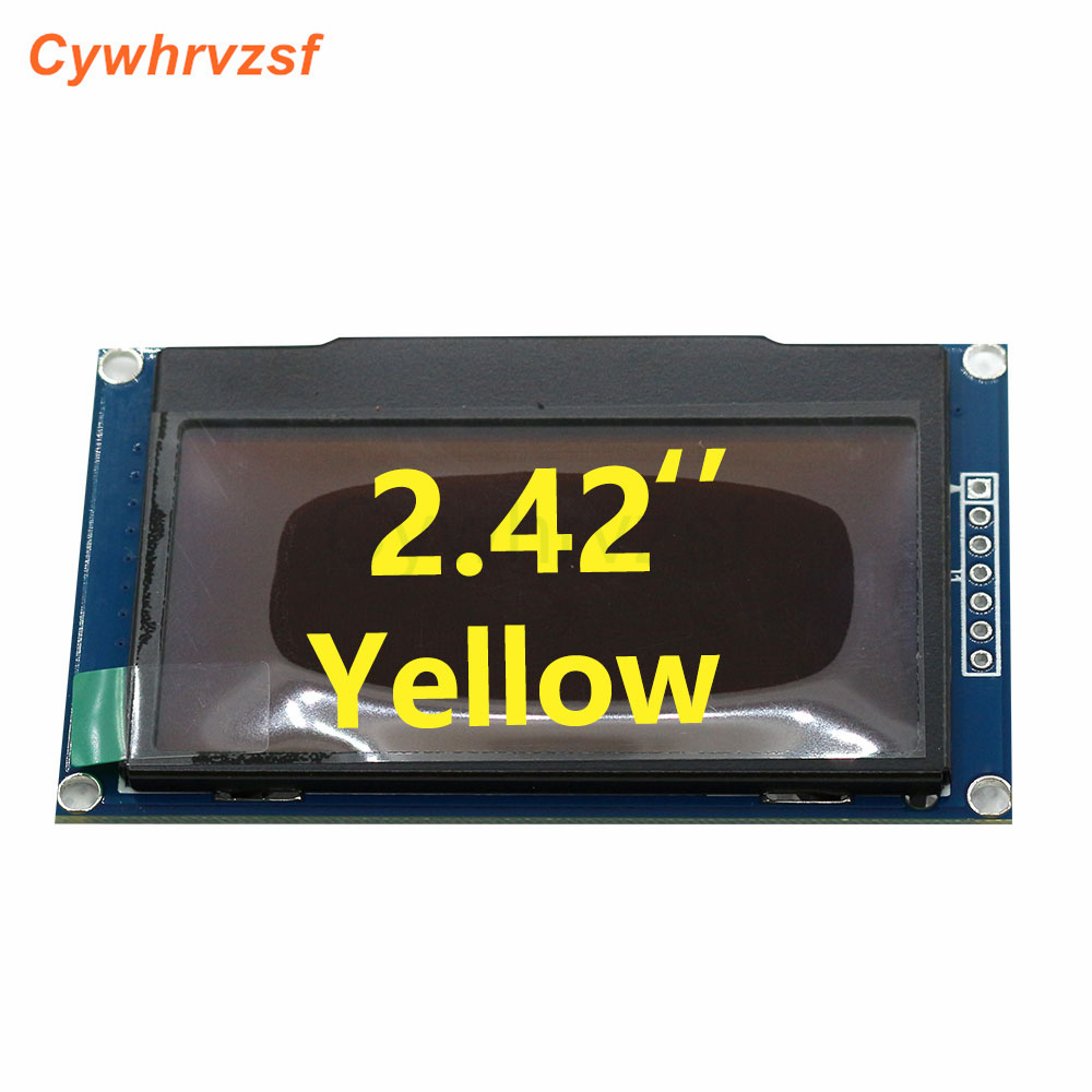 2.42 inch 128*64 oled display module 7 pin ssd1309 lcd display screen 128x64 spi for arduino stm32