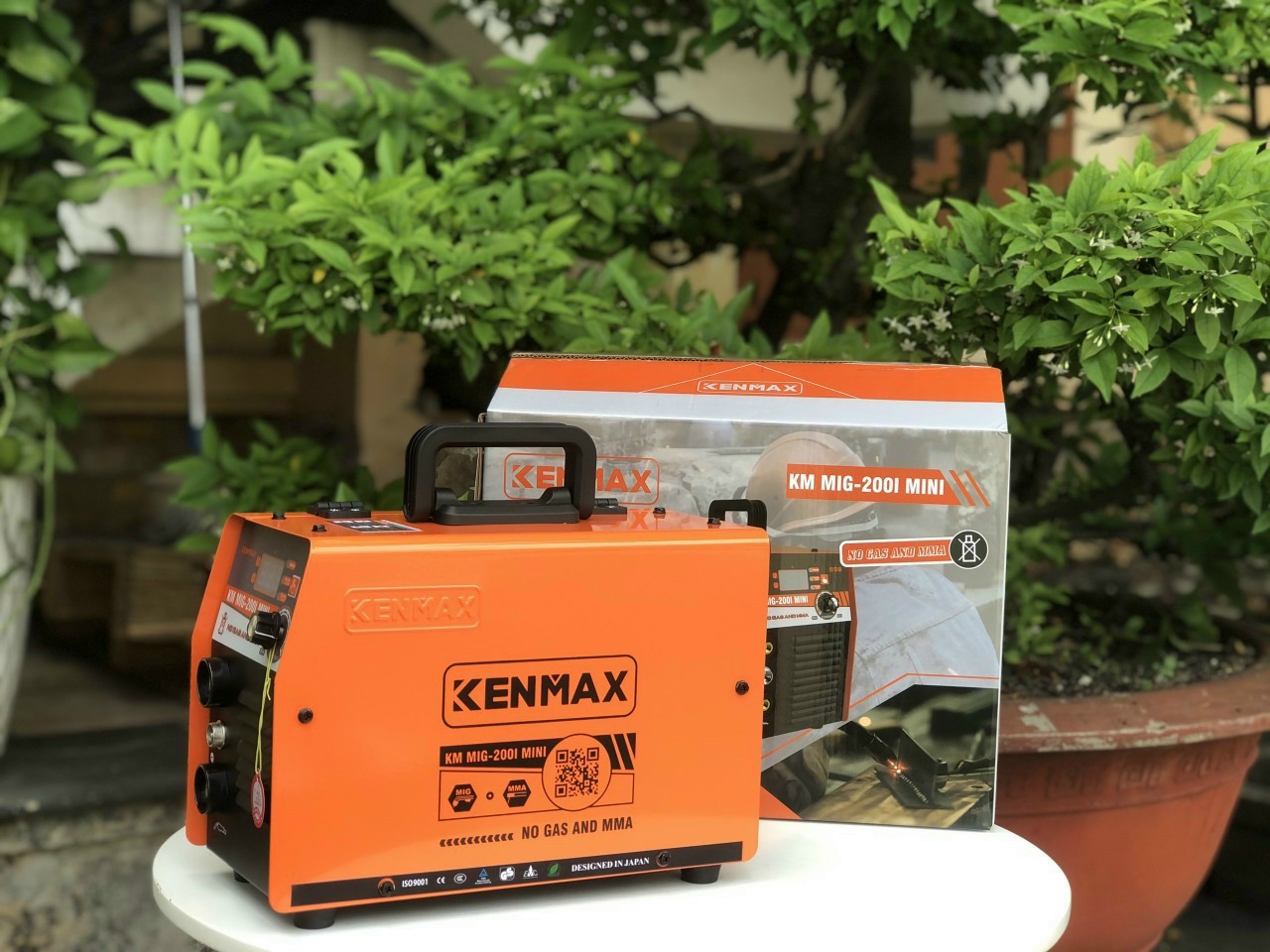 Máy hàn MIG - QUE km mig 200i mini KENMAX - ( TẶNG CUỘN 1KG, ĐÔI BAO TAY, SÁP HÀN )