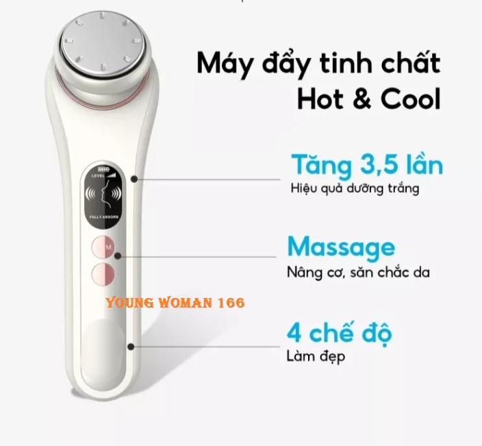Máy massage mặt nóng lạnh MAX Pro 888 cao cấp giúp đẩy tinh chất dưỡng trắng da, nâng cơ săn chắc da cho da mặt chắc khỏe. máy massage mặt cầm tay mini, Máy massage mặt nóng lạnh nâng cơ, dụng cụ chăm sóc làm đẹp da mặt hiệu qua