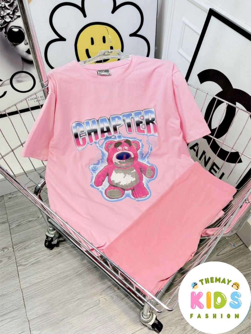 [8-40kg] Đồ bộ bé gái quần Lửng 3 Màu