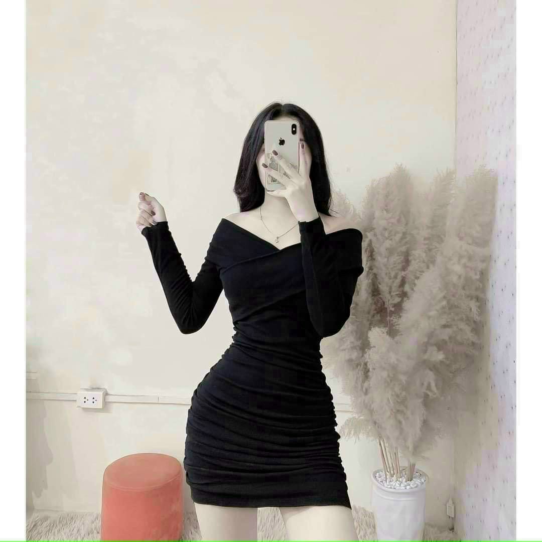 đầm thun borip sang chảnh đẹp đủ size ld22