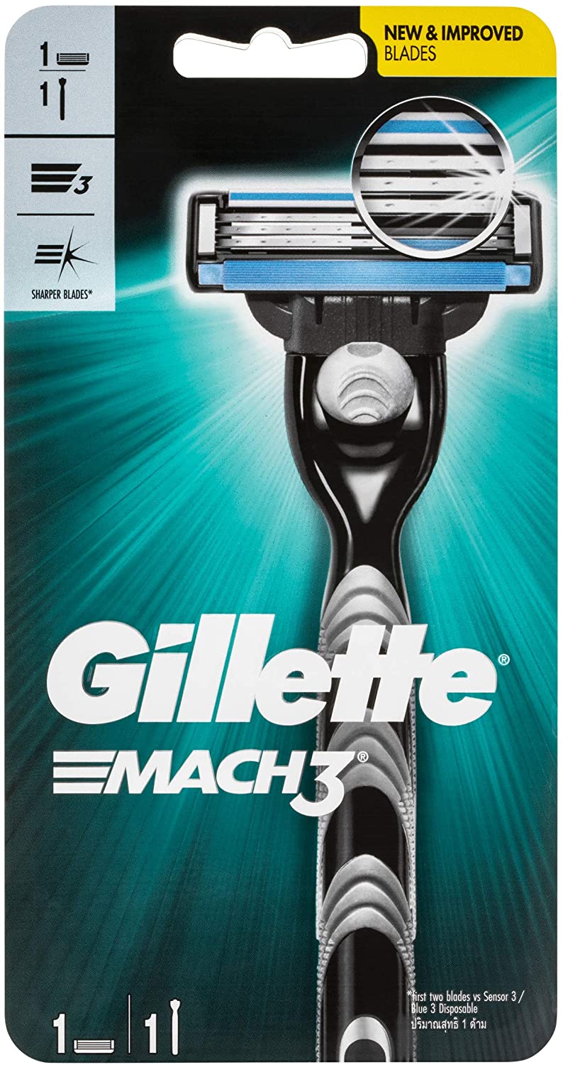 gillette mach3 razor and 11 blades