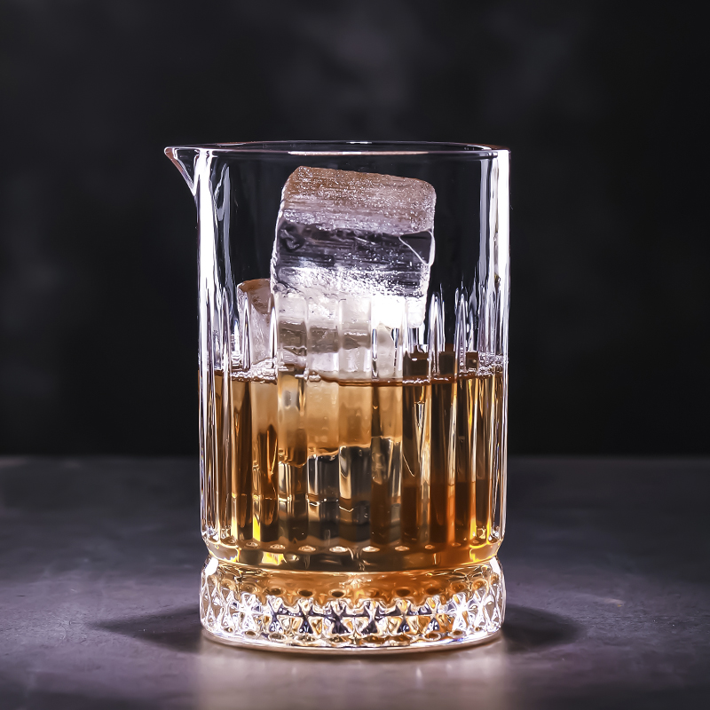 【Hottest Trends】 Mixing Glass Bartender Beaker Stirring Glass With Thick Weighted Bottom