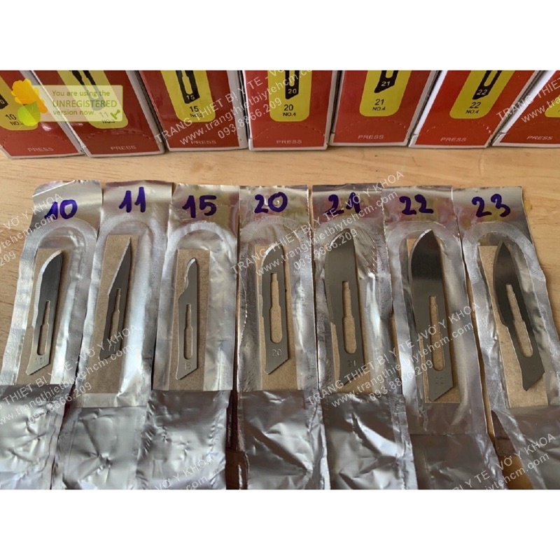 ️ lưỡi dao mổ doctor lưỡi dao phẫu thuật y tế lưỡi dao mổ doctor các số 10 11 12 15 20 21 22 23 ấn độ