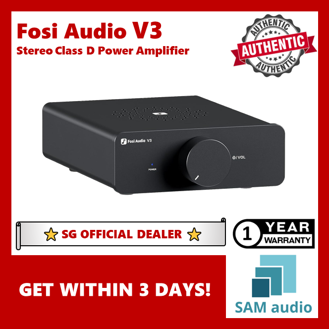 Fosi Audio Amplifier V3 - Best Price in Singapore - Jan 2024