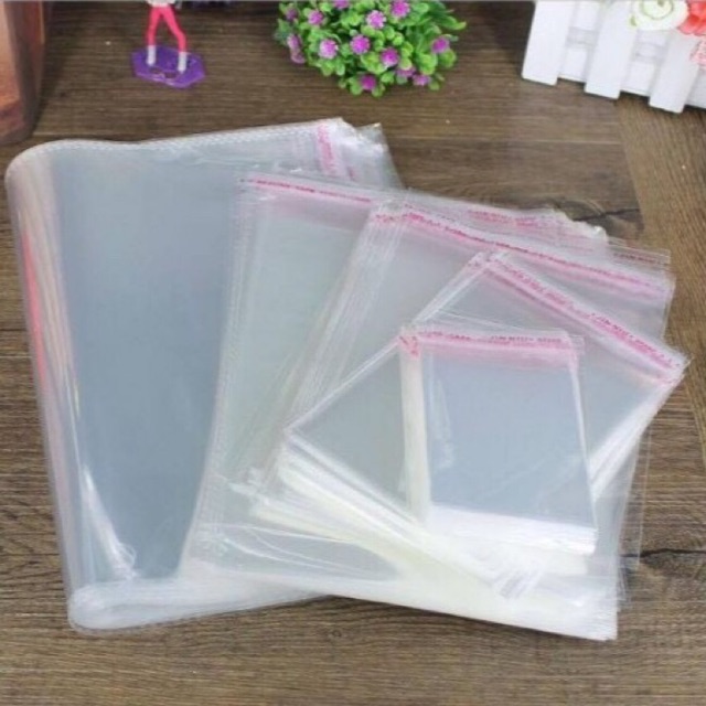 1Kg Túi bóng kiếng dán miệng đựng bánh sừng trâu, bông lan chà bông, quần áo - túi bóng kính đựng bánh, đựng quần áo