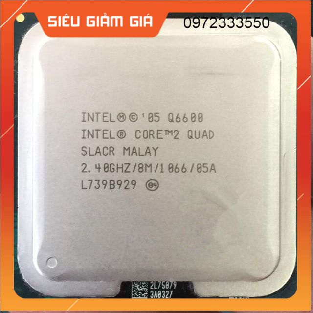 Cpu core 2 quad q6xxx, q8xxx, q9xxx sk 775