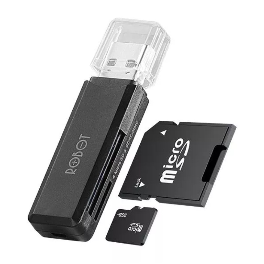 Đầu đọc thẻ nhớ Hoco HB20 - hỗ trợ khe microSD/SD