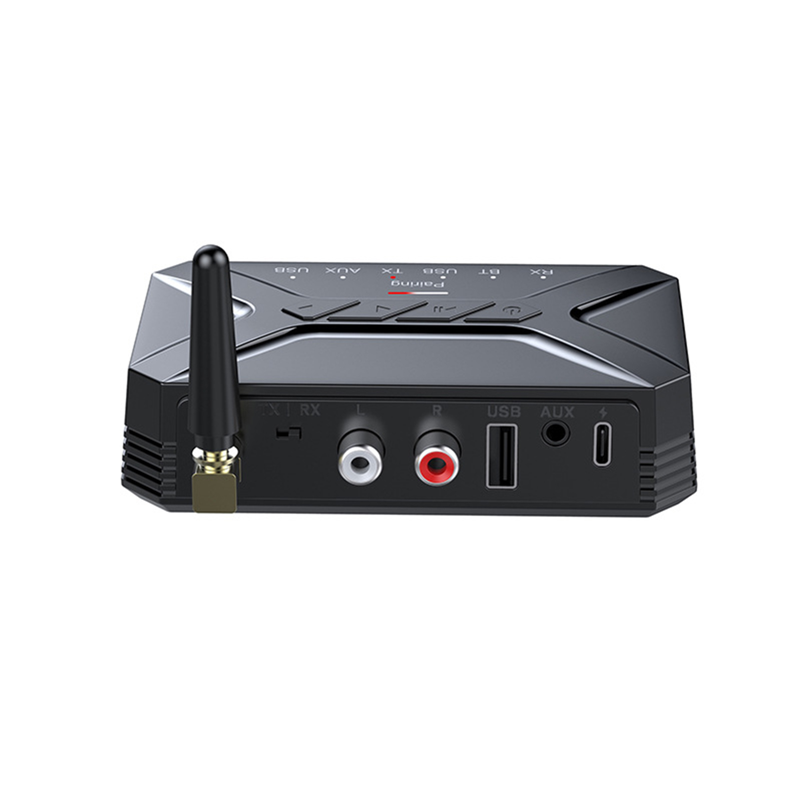 Low-latency Audio Transceiver Bluetooth-compatible Audio Transmitter Wireless Bluetooth 5.0 Audio Transmitter Receiver for Tv Pc Headphone Low Latency Compact Design