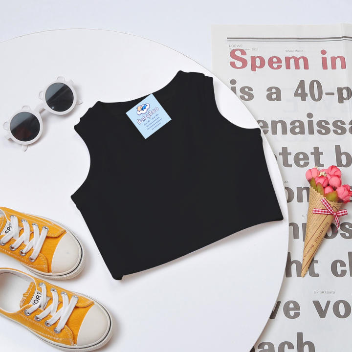 Áo Croptop Bé Gái Dễ Phối Đồ Màu Sắc Đáng Yêu – BabyBoo- PiBo Store -T2
