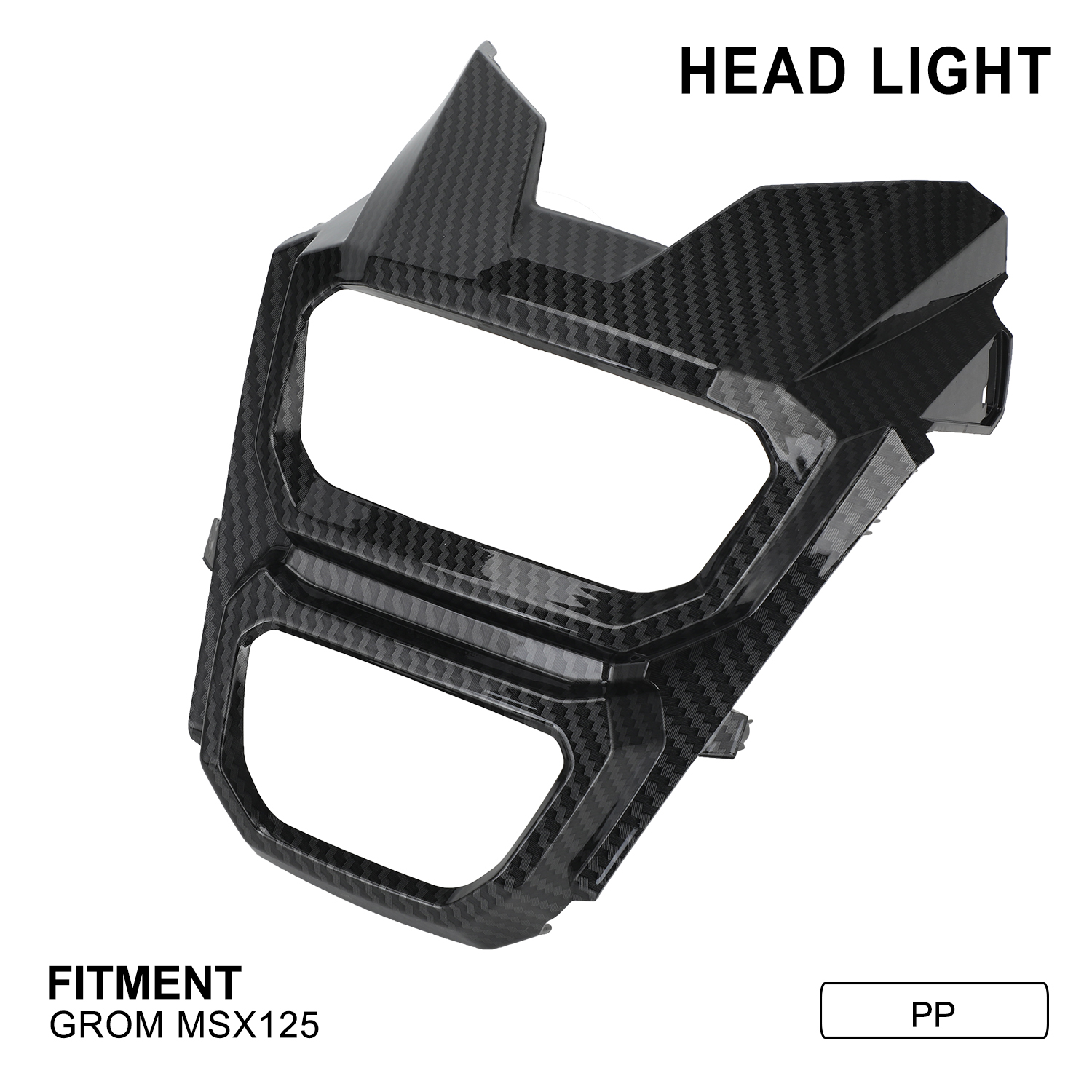 Jfg moto headlight housing for honda grom msx125 motorcycle accessories