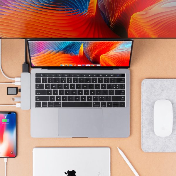 CỔNG CHUYỂN HYPERDRIVE DUO 7-IN-2 USB-C HUB FOR MACBOOK PRO/AIR GN28B