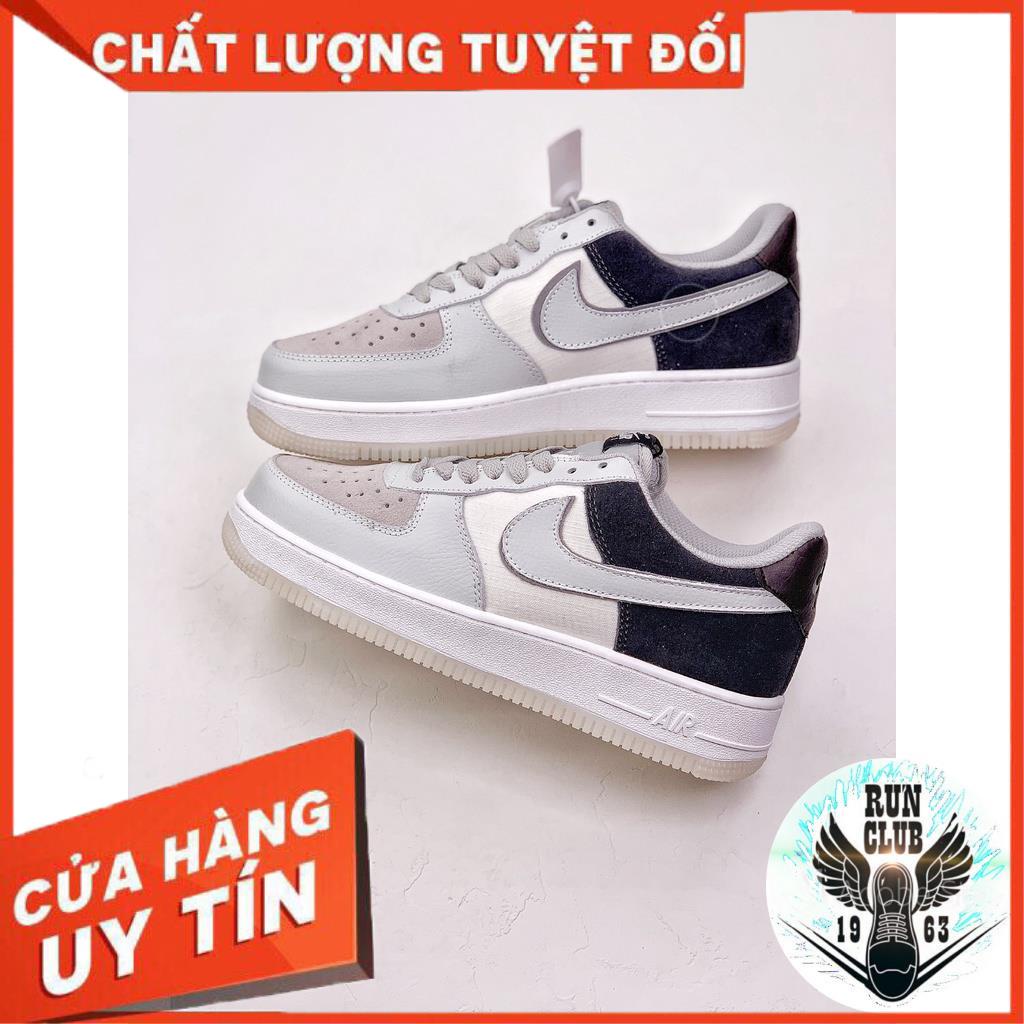 [VIDEO ẢNH THẬT+HỘP BẢO VỆ+FREESHIP] giầy thể thao Force 1 trắng gót đen thời trang nam nữ