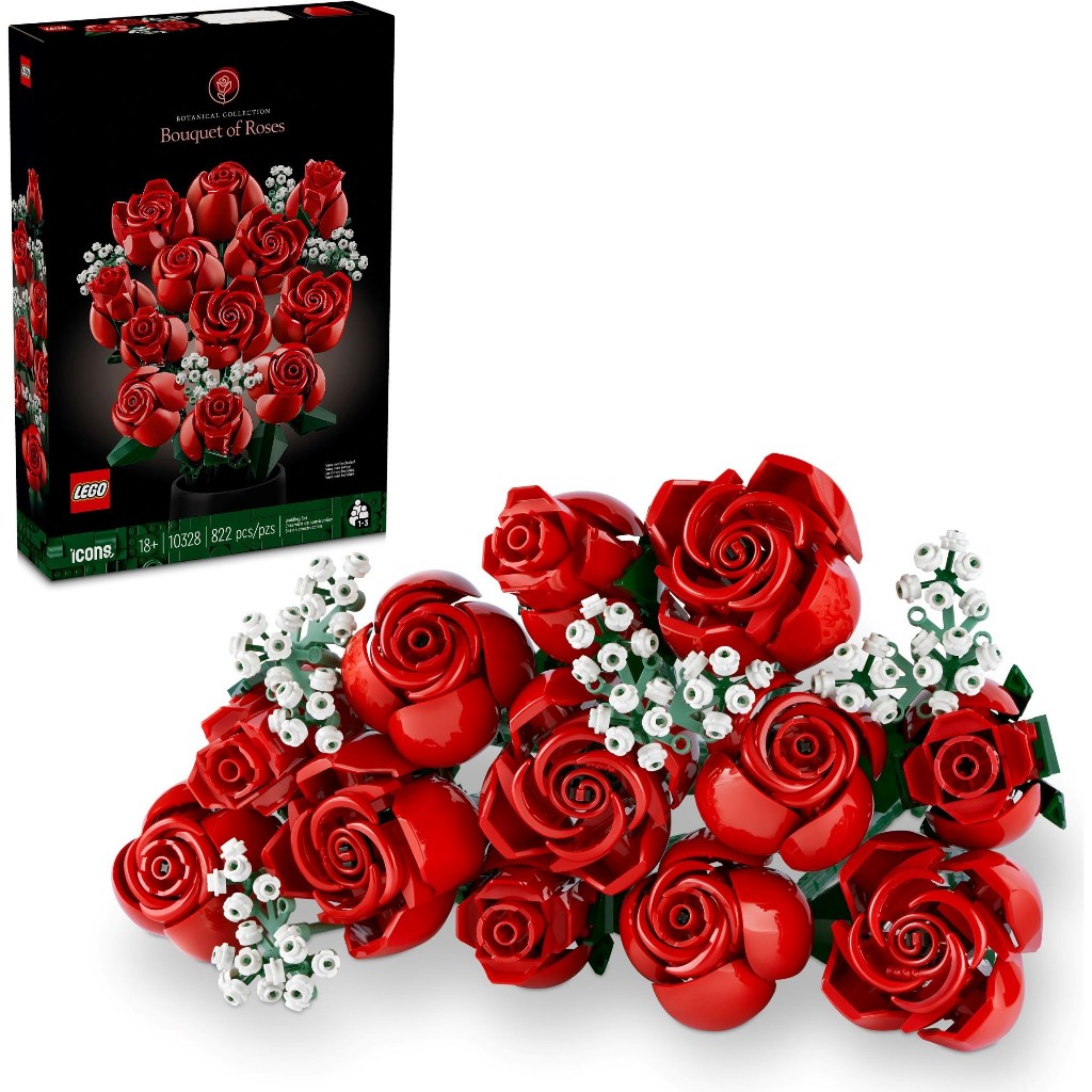 10328 LEGO Icons Expert Botanical Collection Bouquet of Roses - Đồ chơi xếp hình bó hoa hồng