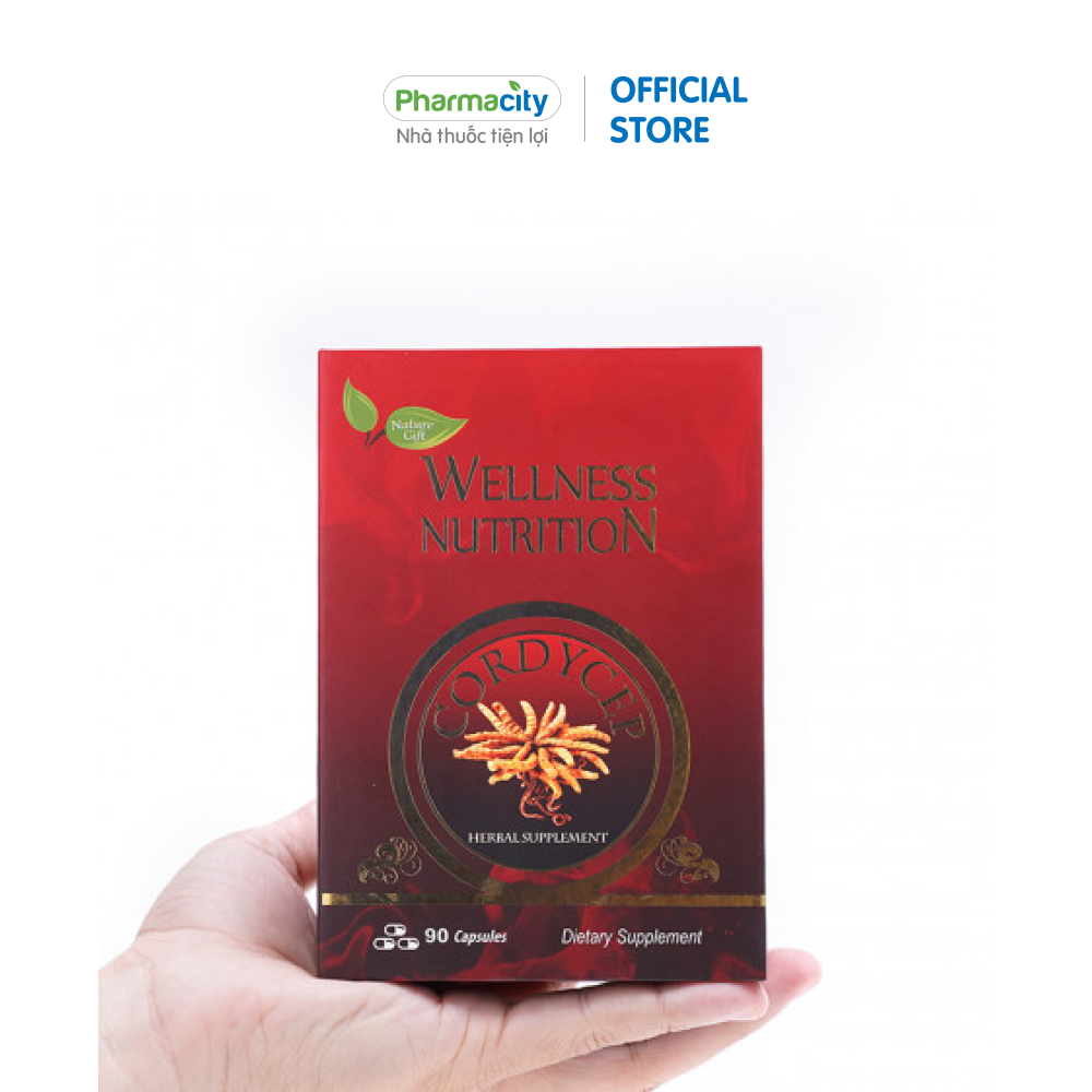Viên đông trùng hạ thảo Wellness Nutrition (Hộp 90 viên)