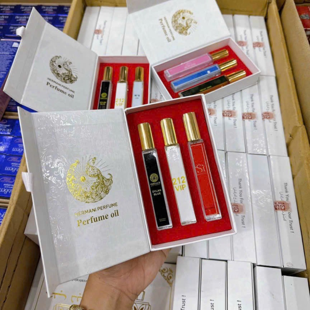 Set 3 chai Nước Hoa Dubai 12ml Mẩu test , Hương Thơm Quyến Rũ , Sang Trọng, Dạng Xịt - cuahangthienduc