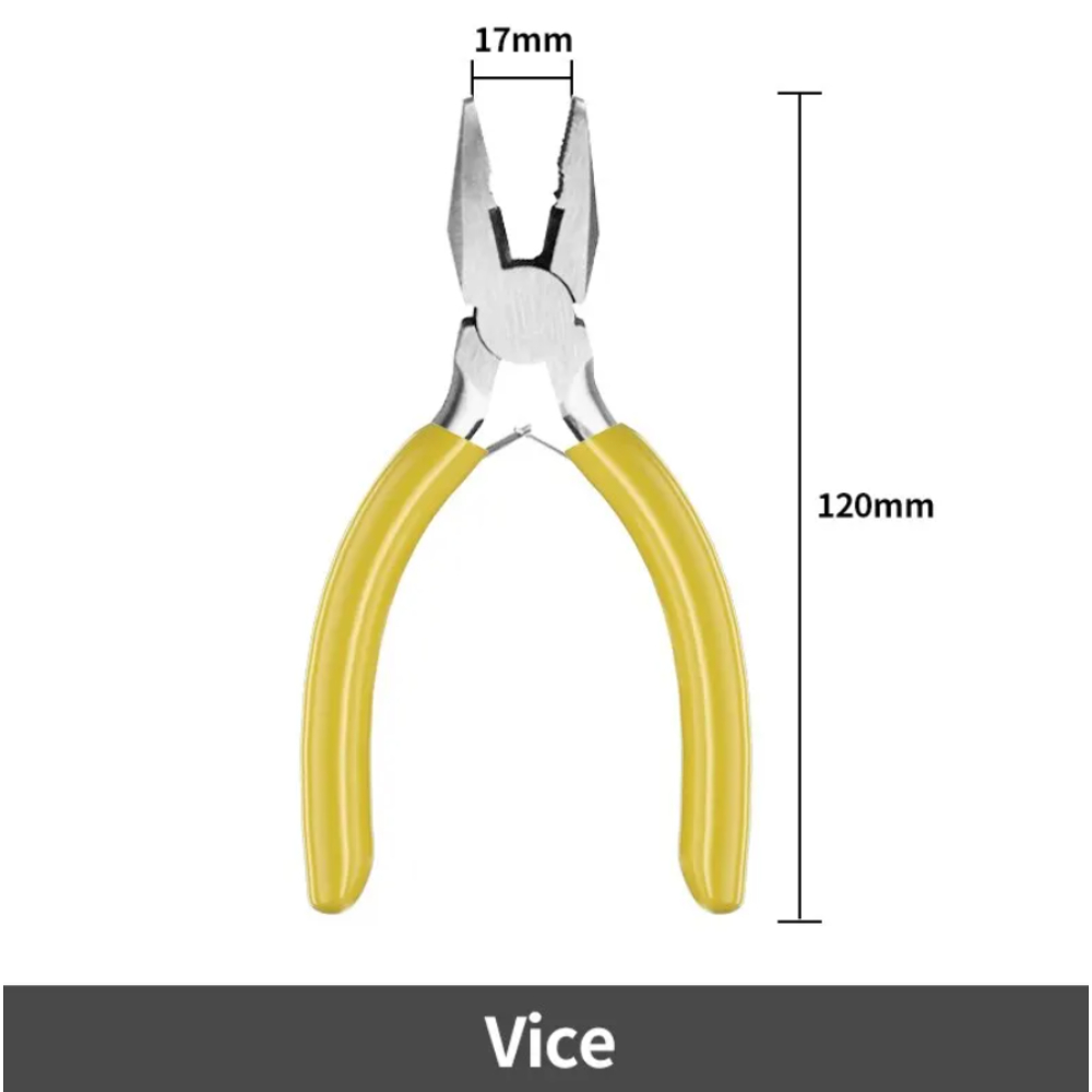 4 Piece Mini Pliers Set - 5 Inch Tools for Hobbyists, Crafters, and DIY Enthusiasts. 