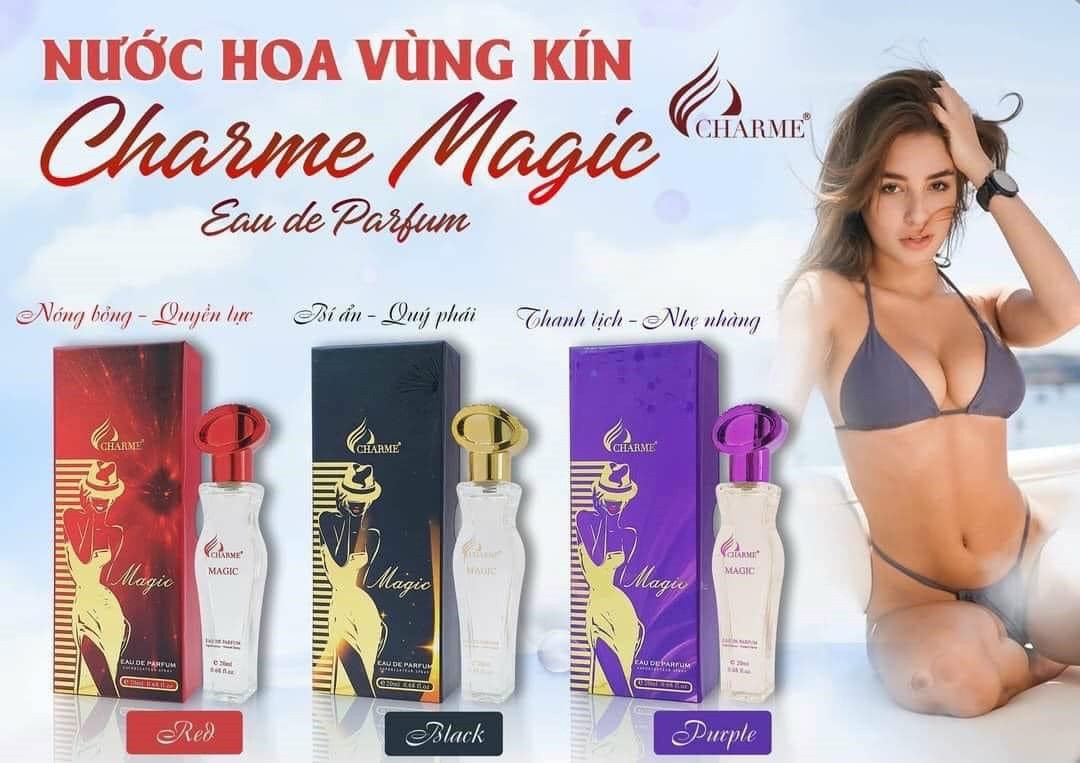 Nước hoa vùng kín magic char.me 20ml