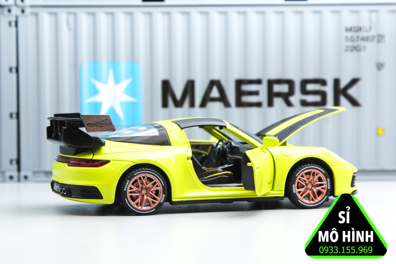 [ Sỉ Mô Hình ] Mô hình xe Porsche 911 Targa 1:32