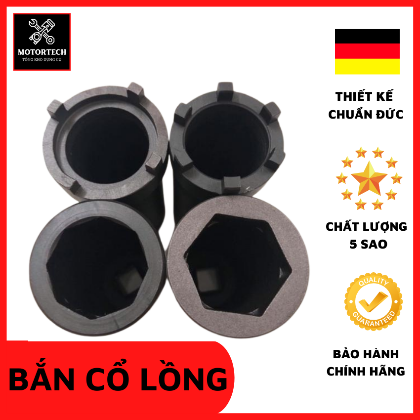 Bộ đầu mở, khẩu lồng bắn cổ, tháo ốc cổ phốt honda và yamaha hàng chính hãng motortech