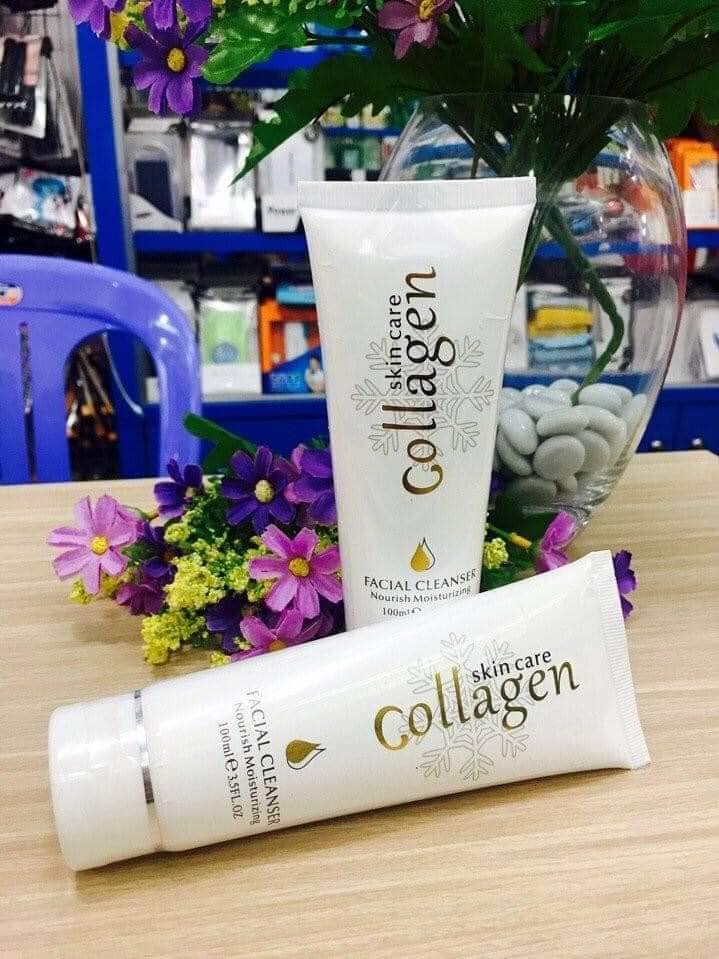 Sữa Rửa Mặt Làm Trắng Da Collagen Skin Care