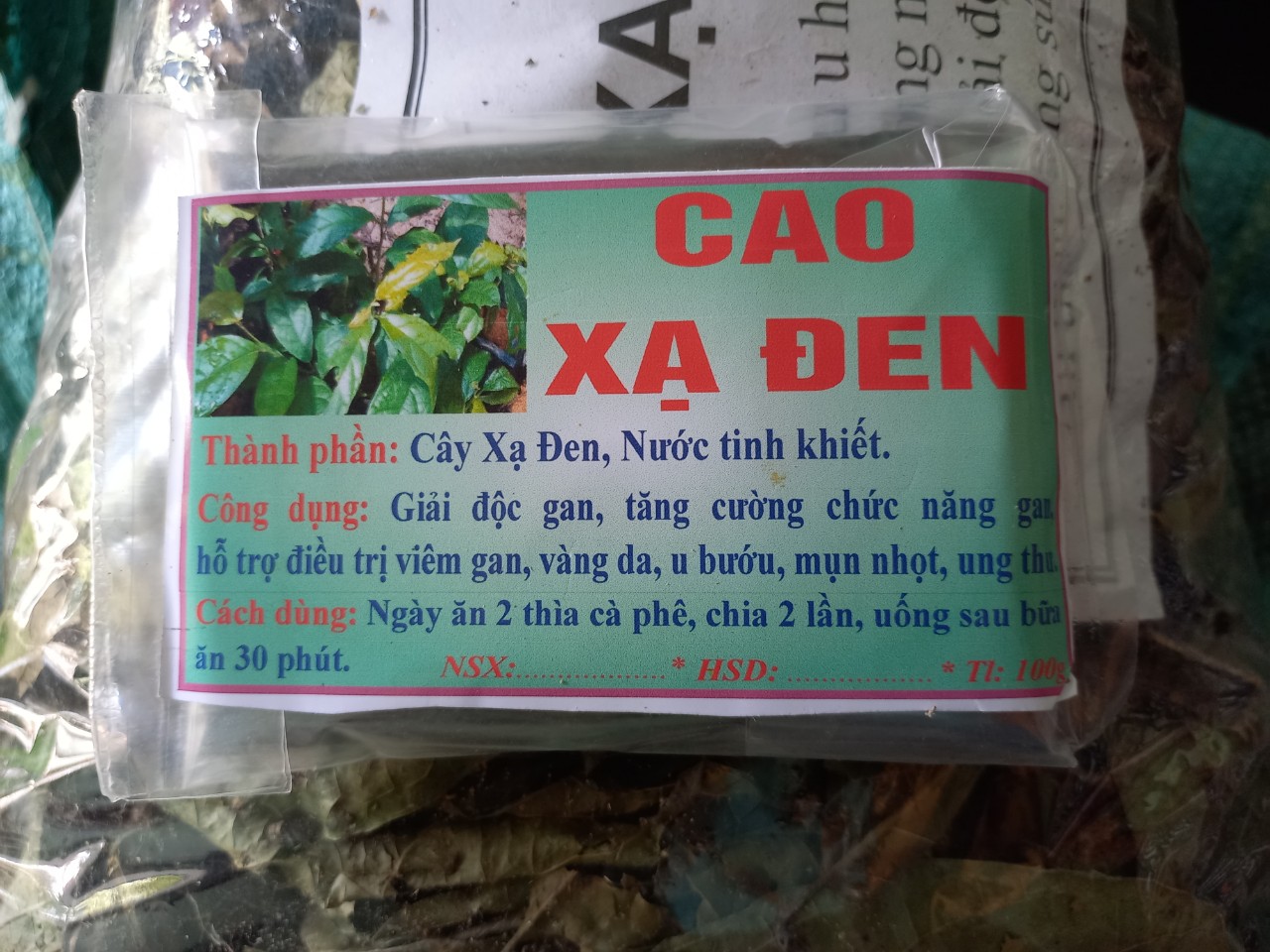 cao xạ đen hòa bình