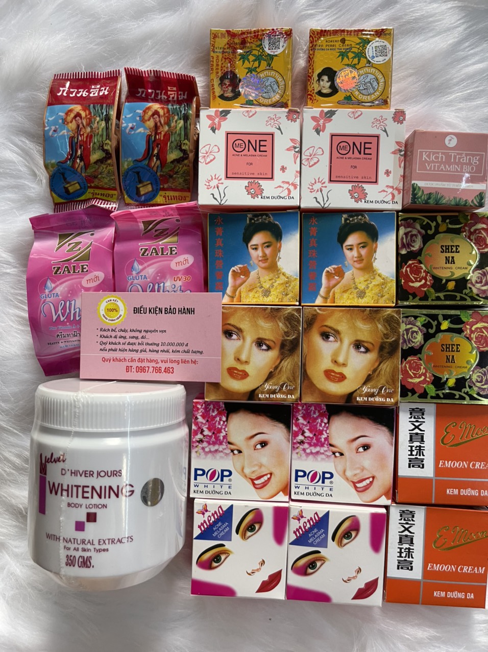 Combo công thức kem trộn trắng nhanh cấp tốc
