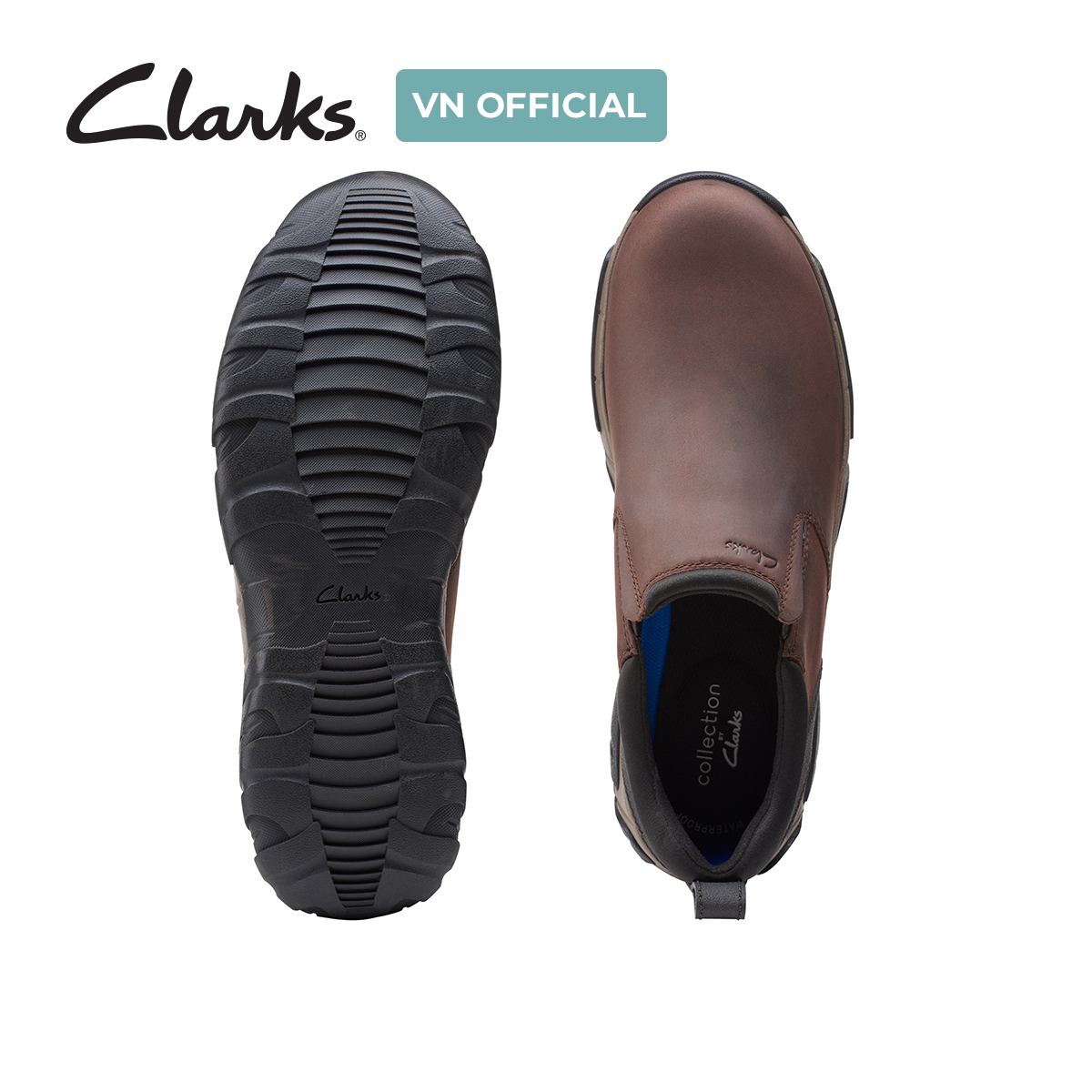 Giày Lười Da Nam Clarks - Grove Step
