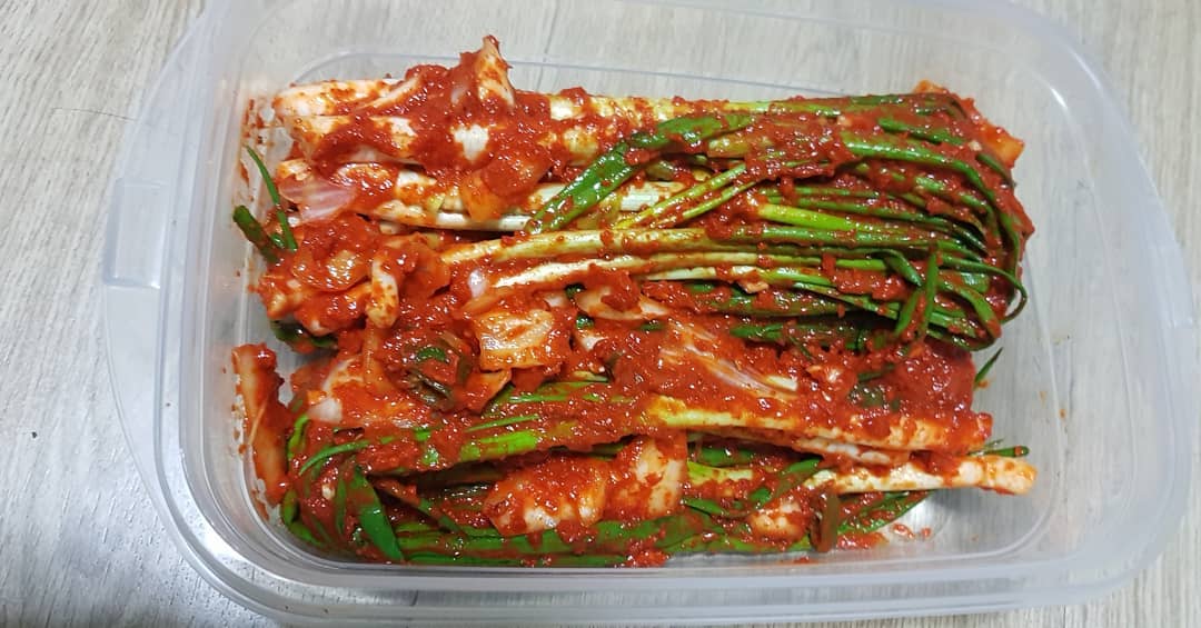 [Tokbokki Store] [HCM SHIP 2H] Kim Chi Hành Lá Mê Ly 500g
