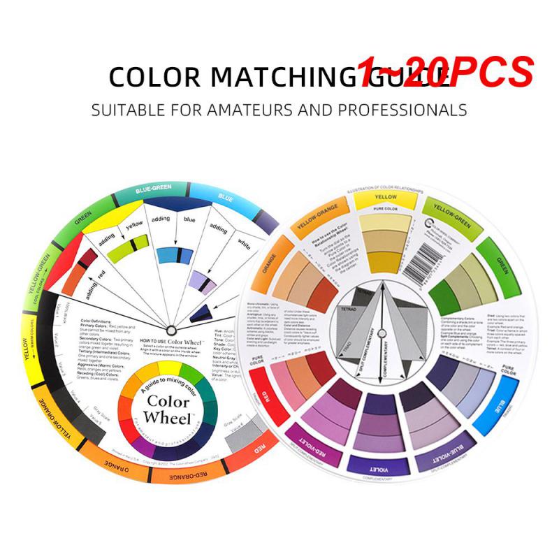 Wenefang%20Fashion%201~20PCS%20Professional%20Paper%20Card%20Design%20Color%20Mixing%20Wheel%20Ink%20Chart%20Guidance%20Round%20Central%20Circle%20Rotates%20Tattoo%20Nail%20Pigment%20-%20Image%202