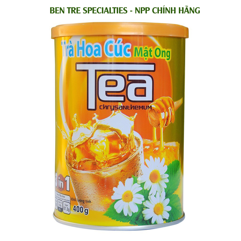 [Lon 400g] Trà hoa cúc mật ong Thanh Bình- đồ ăn vặt