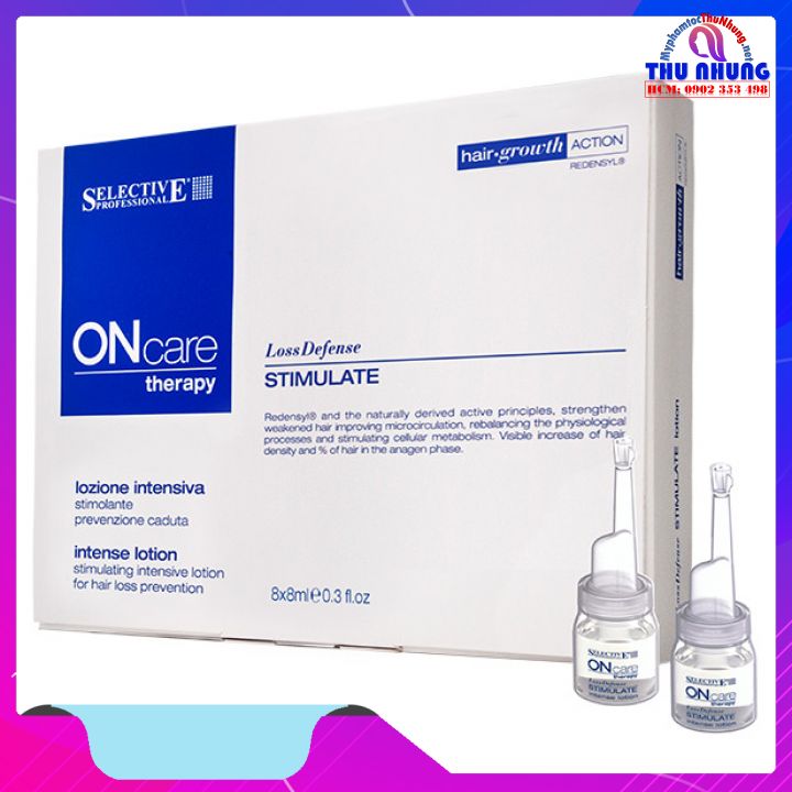 Tinh dầu chống rụng kích thích mọc tóc Selective Oncare Stimulate 8mlx8