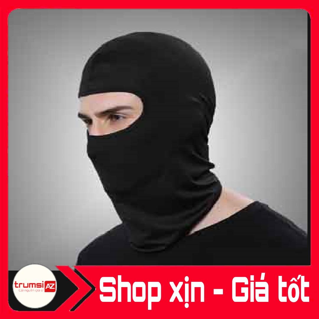 Khẩu trang trùm kín mặt Ninja - ĐEN