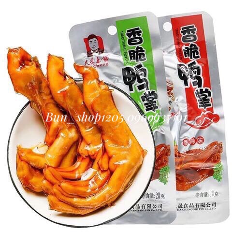 Combo 10 Chân Vịt Cay Da Cheng - Màu Đỏ cay