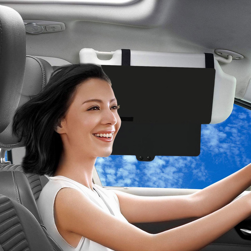 Car Sun Blocker Car Sun Visor Extender Sunshade Extension Board Shield Blocker Front Side Window Shade Anti Glare Car Sun Shield Sunshade Extender Extension Board