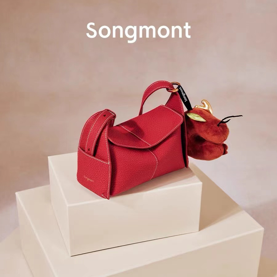 Songmont mini eaves bag leather shoulder bag hobo female