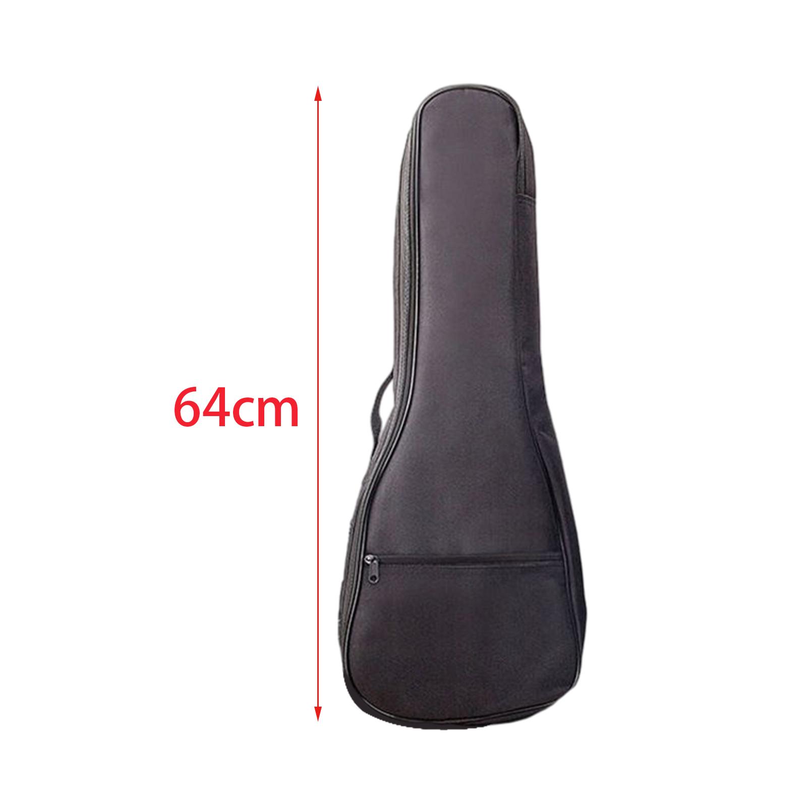 CCCOOL Oxford Ukulele Bass Case with Pockets Adjustable Shoulder Straps Soft