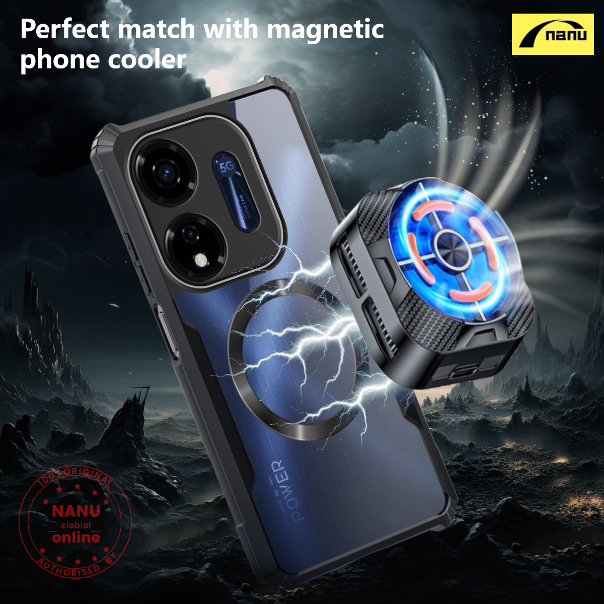 Nanu%20For%20Itel%20P55%205G%20Power%2055%205G%20Plus%20%5BThe%20Beatles%5D%20Compatible%20with%20Magsafe%20Phone%20Case%20Shockproof%20Slim%20Soft%20Cover%20Transparent%20Back%20Protection%20Casing%20-%20Image%209