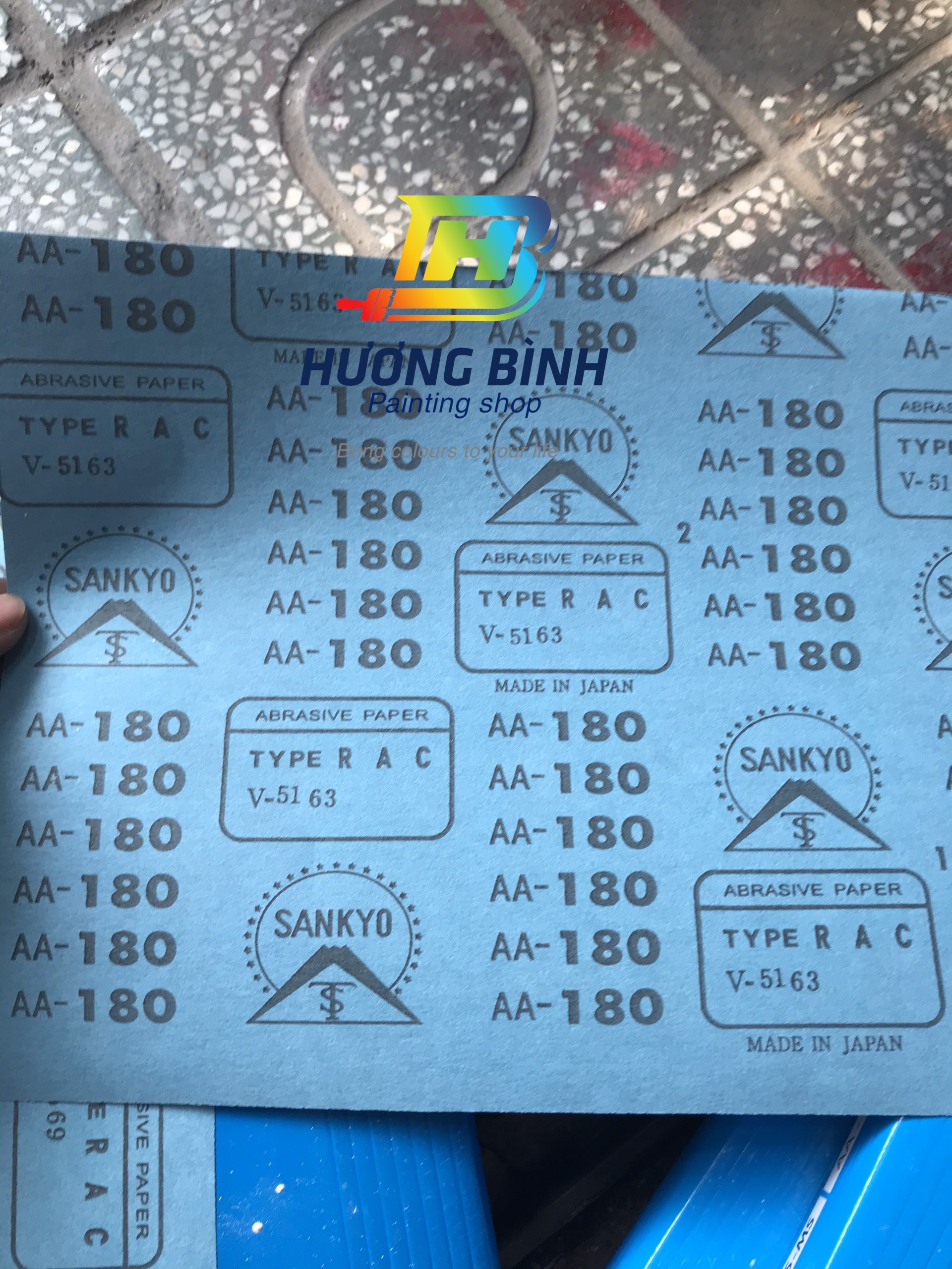 Giấy nhám Nhật khô Sankyo (23cm x 28cm)
