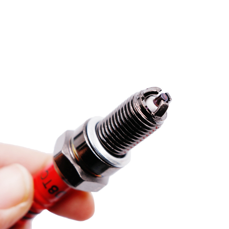 High Performance Three jaw three energy-saving spark plug Motorcycle Iridium 10mm Spark Plug D8TC A7TC For 48CC- 80CC JH70 DY90 Suitable For Most Motorcycles On The Market. 