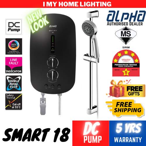 Alpha Smart Dc Pump Pemanas Air Bilik Mandi Alpha Water Heater